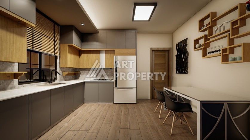 Последние квартиры от 75 до 106,5 кв.м в престижном ЖК. Томюк, Мерсин. - Ракурс 67