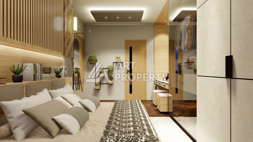 Последние квартиры от 75 до 106,5 кв.м в престижном ЖК. Томюк, Мерсин. - Ракурс 69