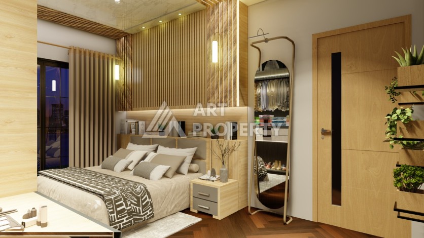 Последние квартиры от 75 до 106,5 кв.м в престижном ЖК. Томюк, Мерсин. - Ракурс 70