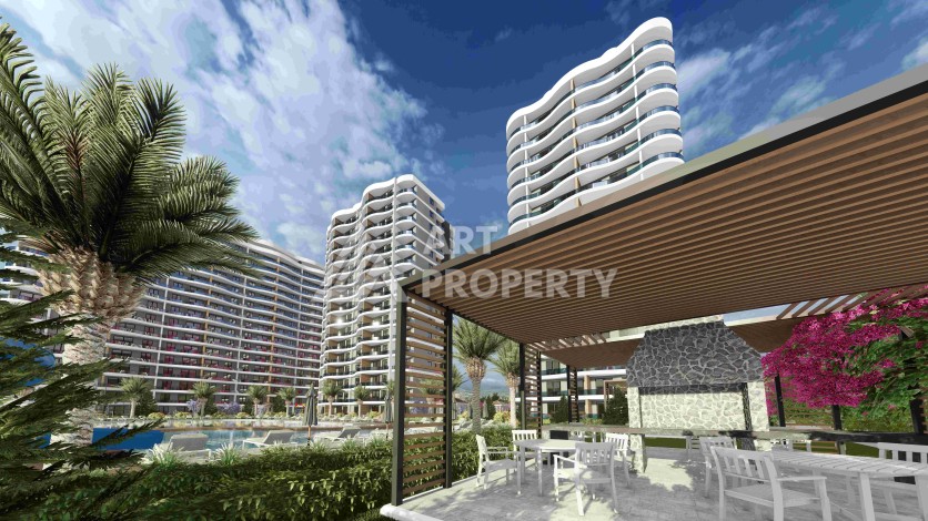 Комфортабельные апартаменты от 80 до 138 кв.м. в престижном комплексе. Арпачбахшиш, Мерсин - Ракурс 4