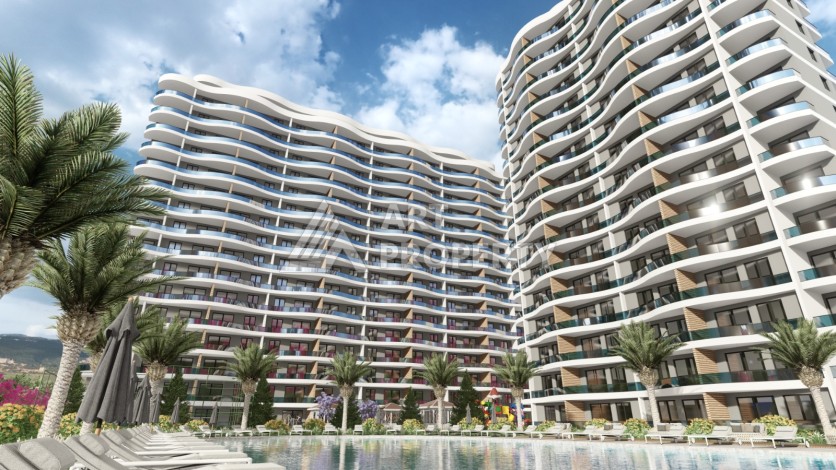 Комфортабельные апартаменты от 80 до 138 кв.м. в престижном комплексе. Арпачбахшиш, Мерсин - Ракурс 7