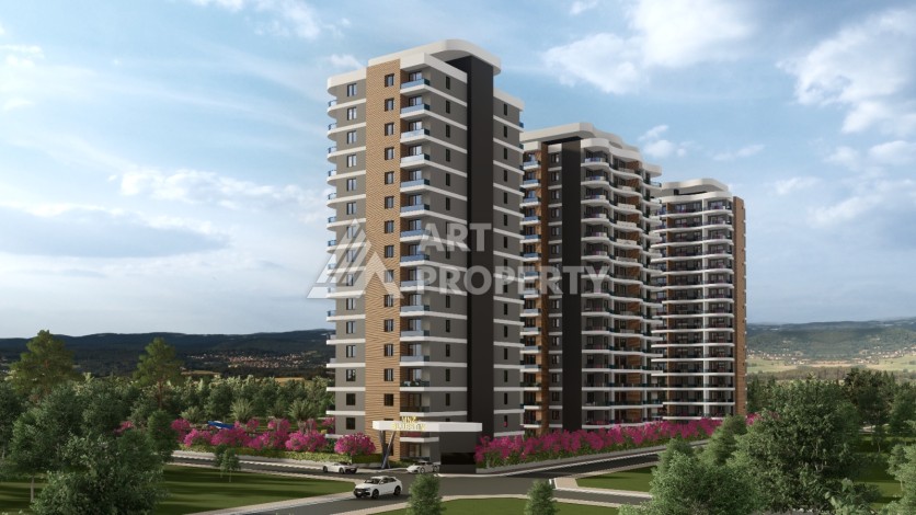 Комфортабельные апартаменты от 80 до 138 кв.м. в престижном комплексе. Арпачбахшиш, Мерсин - Ракурс 17