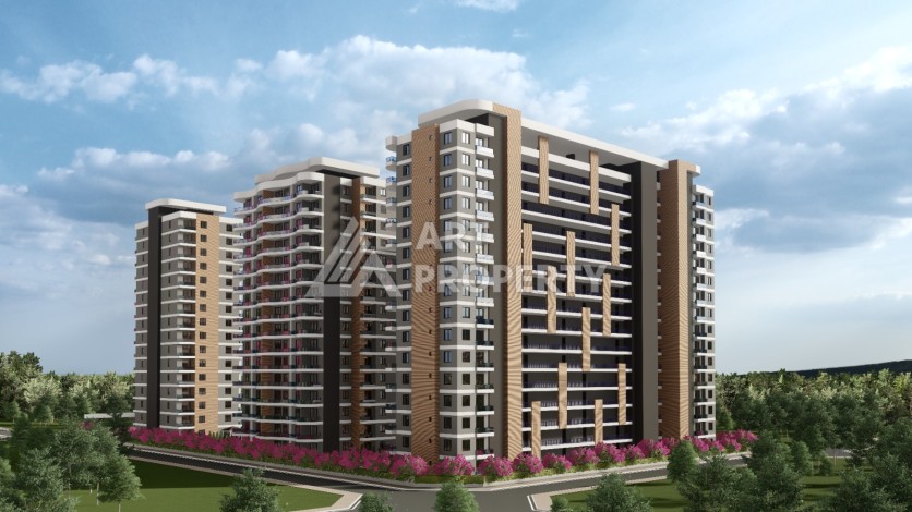 Комфортабельные апартаменты от 80 до 138 кв.м. в престижном комплексе. Арпачбахшиш, Мерсин - Ракурс 19