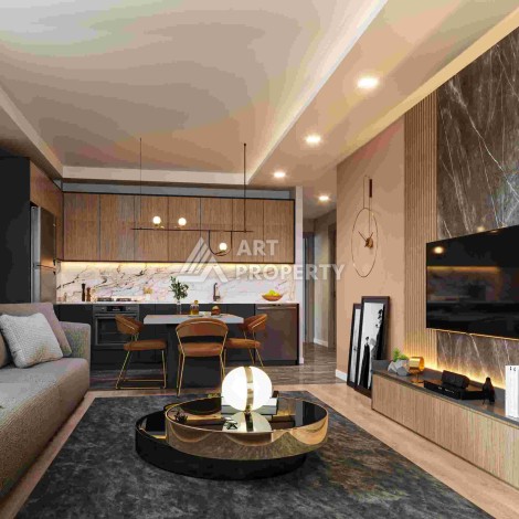 Комфортабельные апартаменты от 80 до 138 кв.м. в престижном комплексе. Арпачбахшиш, Мерсин - Ракурс 22