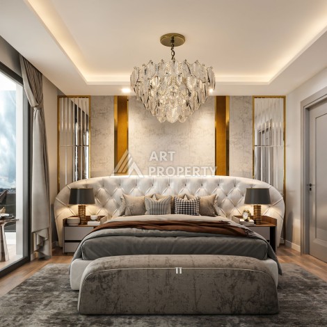 Комфортабельные апартаменты от 80 до 138 кв.м. в престижном комплексе. Арпачбахшиш, Мерсин - Ракурс 27