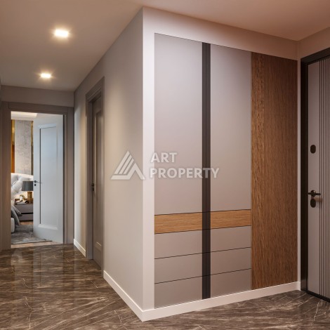 Комфортабельные апартаменты от 80 до 138 кв.м. в престижном комплексе. Арпачбахшиш, Мерсин - Ракурс 29