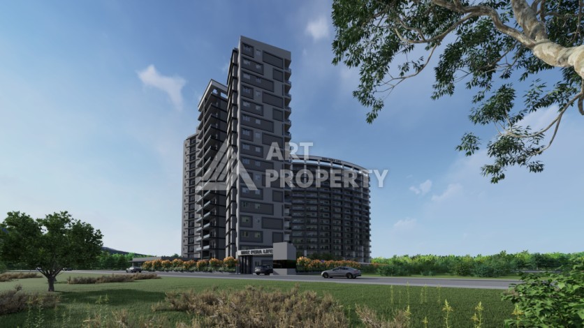 Квартиры Люкс класса от 62 до 115 кв.м. Арпачбахшиш, Мерсин. - Ракурс 9