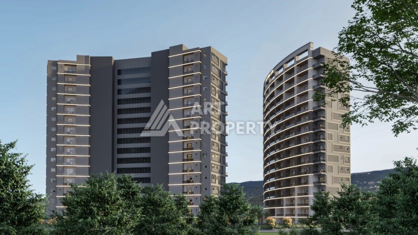 Квартиры Люкс класса от 62 до 115 кв.м. Арпачбахшиш, Мерсин. - Ракурс 10