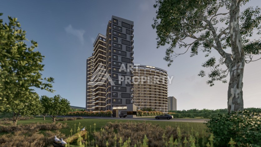 Квартиры Люкс класса от 62 до 115 кв.м. Арпачбахшиш, Мерсин. - Ракурс 13