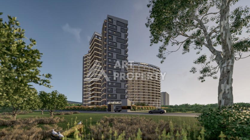 Квартиры Люкс класса от 62 до 115 кв.м. Арпачбахшиш, Мерсин. - Ракурс 15