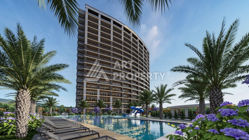 Квартиры Люкс класса от 62 до 115 кв.м. Арпачбахшиш, Мерсин. - Ракурс 16