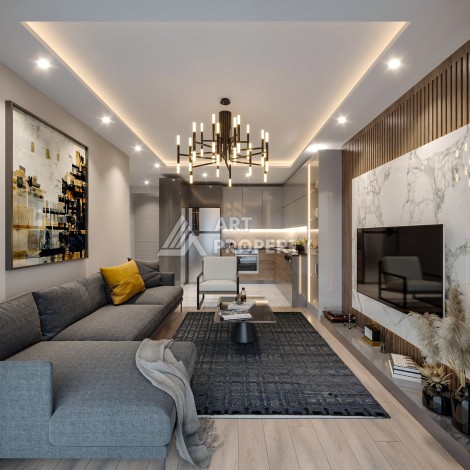 Квартиры Люкс класса от 62 до 115 кв.м. Арпачбахшиш, Мерсин. - Ракурс 20