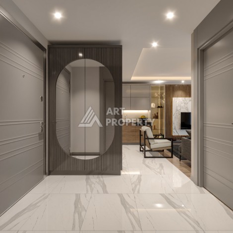 Квартиры Люкс класса от 62 до 115 кв.м. Арпачбахшиш, Мерсин. - Ракурс 22