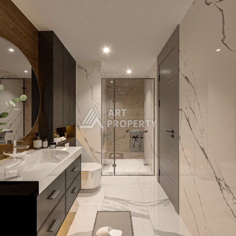 Квартиры Люкс класса от 62 до 115 кв.м. Арпачбахшиш, Мерсин. - Ракурс 23