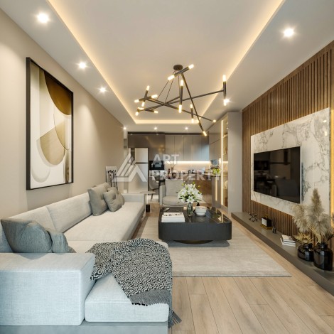 Квартиры Люкс класса от 62 до 115 кв.м. Арпачбахшиш, Мерсин. - Ракурс 29