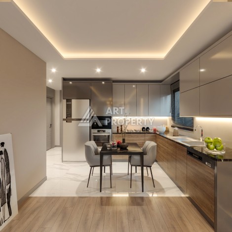 Квартиры Люкс класса от 62 до 115 кв.м. Арпачбахшиш, Мерсин. - Ракурс 30