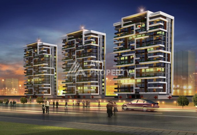 Последняя квартира 2+1 в резиденции, готовой к проживанию. Томюк, Мерсин - Ракурс 2