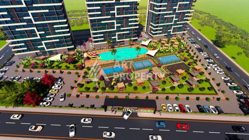 Последняя квартира 2+1 в резиденции, готовой к проживанию. Томюк, Мерсин - Ракурс 5