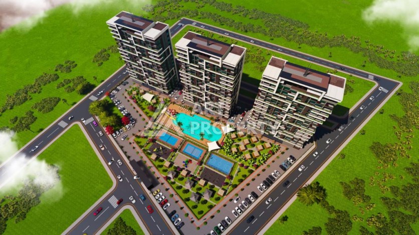 Последняя квартира 2+1 в резиденции, готовой к проживанию. Томюк, Мерсин - Ракурс 6