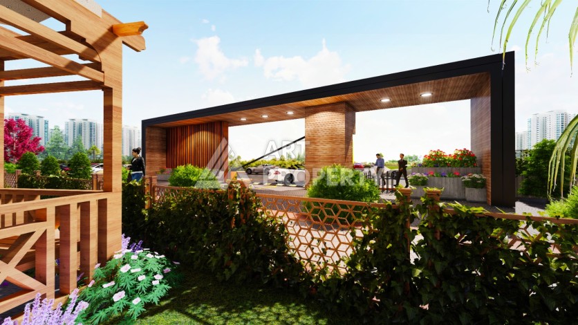 Последняя квартира 2+1 в резиденции, готовой к проживанию. Томюк, Мерсин - Ракурс 9