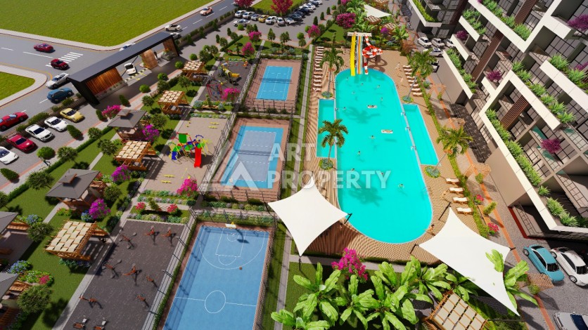 Последняя квартира 2+1 в резиденции, готовой к проживанию. Томюк, Мерсин - Ракурс 16