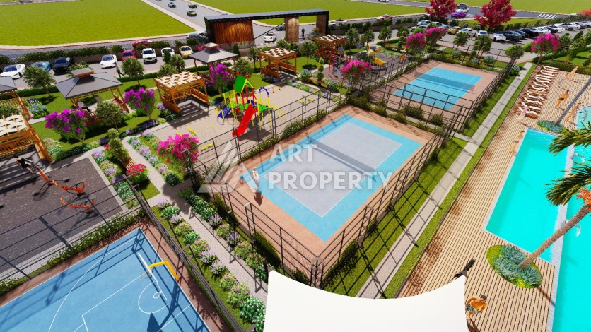 Последняя квартира 2+1 в резиденции, готовой к проживанию. Томюк, Мерсин - Ракурс 18