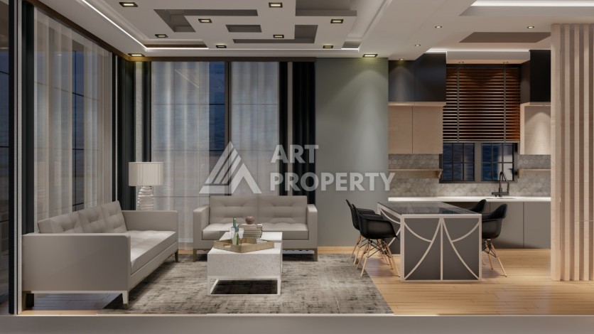 Последняя квартира 2+1 в резиденции, готовой к проживанию. Томюк, Мерсин - Ракурс 21