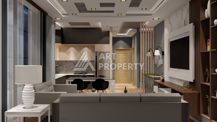 Последняя квартира 2+1 в резиденции, готовой к проживанию. Томюк, Мерсин - Ракурс 23