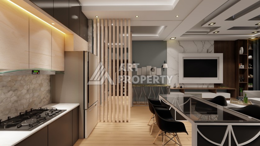 Последняя квартира 2+1 в резиденции, готовой к проживанию. Томюк, Мерсин - Ракурс 24