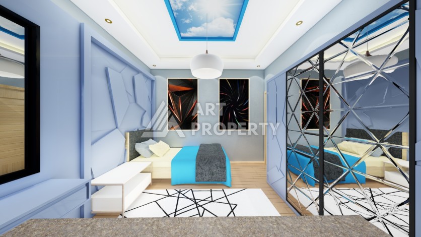 Последняя квартира 2+1 в резиденции, готовой к проживанию. Томюк, Мерсин - Ракурс 34