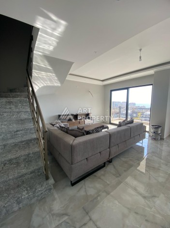 Пентхаус 2+1 с видом на море в центре Махмутлара, 96 кв.м. - Ракурс 5