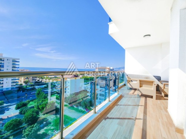 Меблированная квартира 1+1 с видом на море, 66 кв.м. Махмутлар, Алания - Ракурс 7