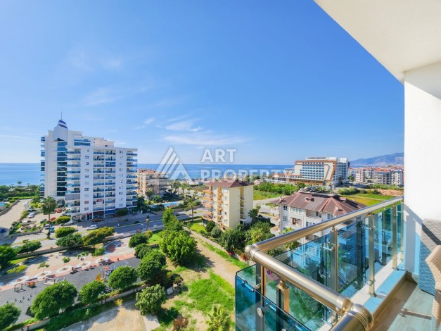 Меблированная квартира 1+1 с видом на море, 66 кв.м. Махмутлар, Алания - Ракурс 9