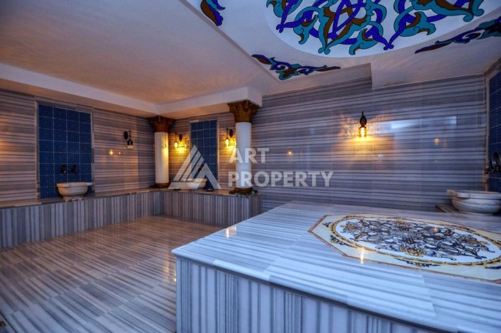 Меблированная квартира 1+1 с видом на море, 66 кв.м. Махмутлар, Алания - Ракурс 22