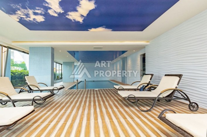 Меблированная квартира 1+1 с видом на море, 66 кв.м. Махмутлар, Алания - Ракурс 24