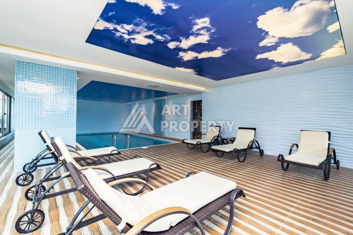 Меблированная квартира 1+1 с видом на море, 66 кв.м. Махмутлар, Алания - Ракурс 25