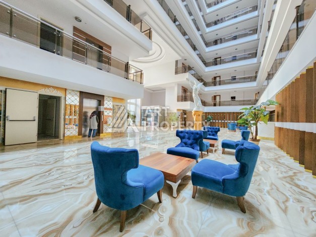 Меблированная квартира 1+1 с видом на море, 66 кв.м. Махмутлар, Алания - Ракурс 26