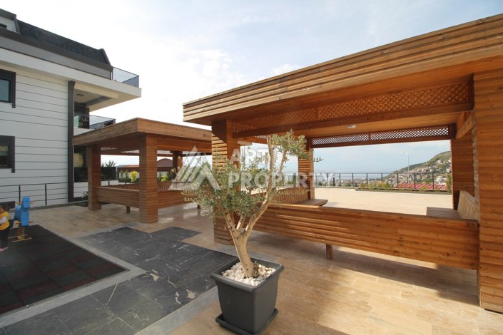 Квартиры 5+1 с видом на море в люкс резиденции. Бекташ, Алания. - Ракурс 10