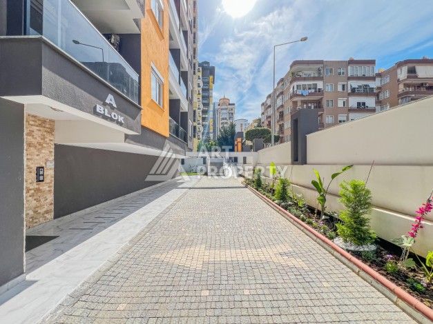 Квартира 2+1 с видом на море и крепость, 72 м2 в Махмутларе - Ракурс 16