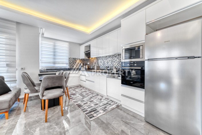 Квартира 2+1 в престижной резиденции, 101 кв.м. Авсаллар, Алания. - Ракурс 11