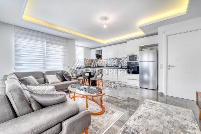 Квартира 2+1 в престижной резиденции, 101 кв.м. Авсаллар, Алания. - Ракурс 24