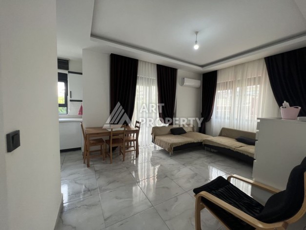 Двухкомнатная меблированная квартира в 500 м от моря , 1+1, 55 м2, Махмутлар, Алания - Ракурс 6