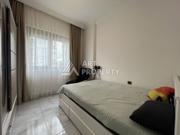 Двухкомнатная меблированная квартира в 500 м от моря , 1+1, 55 м2, Махмутлар, Алания - Ракурс 9