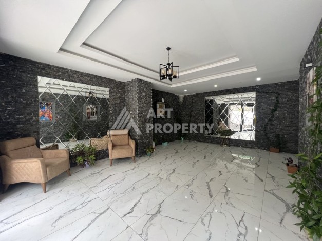 Двухкомнатная меблированная квартира в 500 м от моря , 1+1, 55 м2, Махмутлар, Алания - Ракурс 13