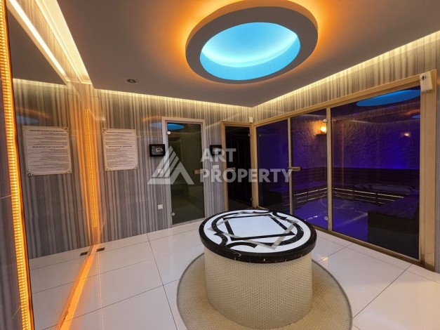 Просторная, меблированная, двухкомнатная квартира 1+1, 65м2, в 500 м от моря, Махмутлар, Алания - Ракурс 9