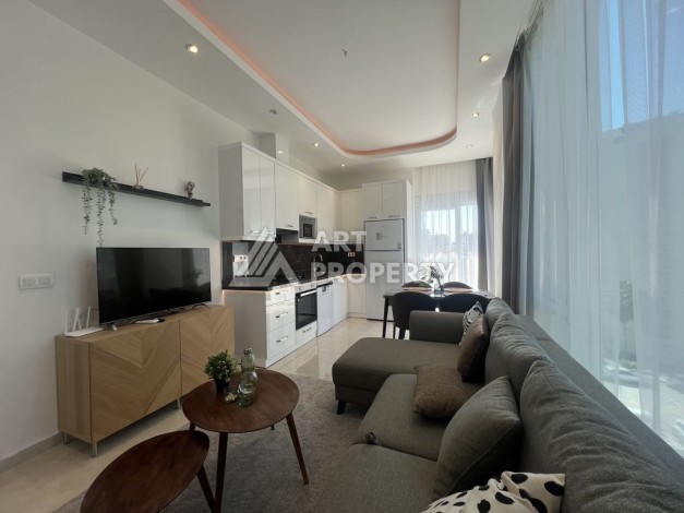 Просторная, меблированная, двухкомнатная квартира 1+1, 65м2, в 500 м от моря, Махмутлар, Алания - Ракурс 15