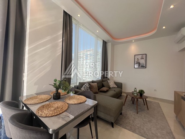 Просторная, меблированная, двухкомнатная квартира 1+1, 65м2, в 500 м от моря, Махмутлар, Алания - Ракурс 16