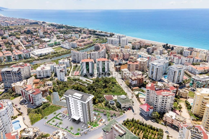 Просторные аппартаменты 1+1, 65 м2, всего в 300 м от моря, Тосмур, Алания - Ракурс 19