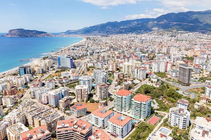 Просторные аппартаменты 1+1, 65 м2, всего в 300 м от моря, Тосмур, Алания - Ракурс 20