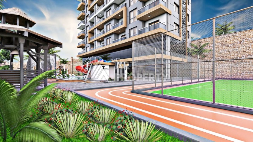 Просторные аппартаменты 1+1, 65 м2, всего в 300 м от моря, Тосмур, Алания - Ракурс 23